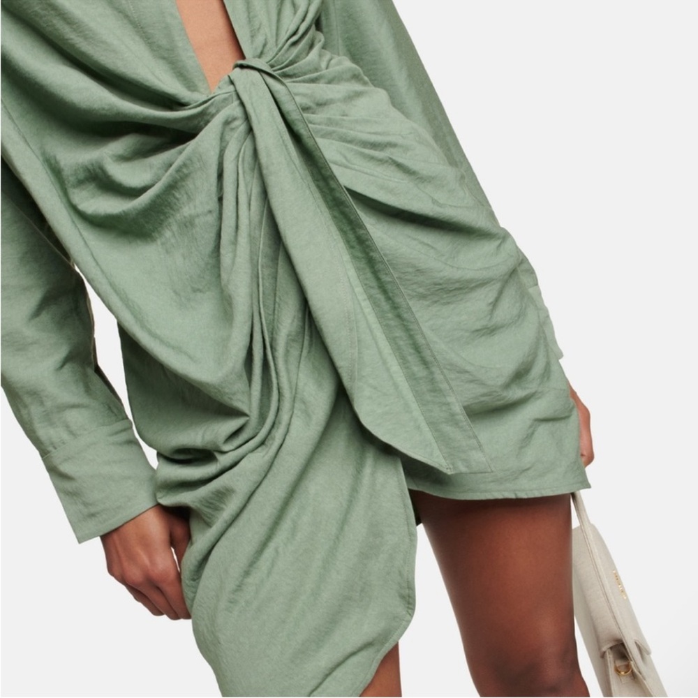 Jacquemus Green Asymmetrical Dress - Picture 4 of 6